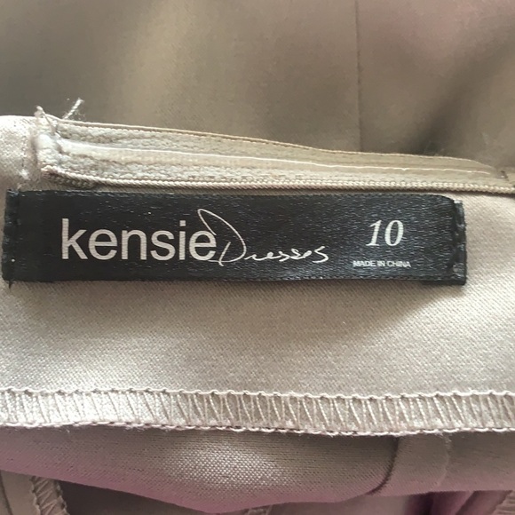 Kensie Pleated two Pockets Spaghetti Strap Cocktail Part Dress Women Size 10 - Picture 7 of 11